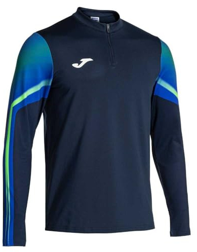 Joma - Herren-Sweatshirt - Elite XI, Marineblau/Neongrün, XL