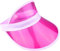 ANZEE Unisex Inflatable Golf Visor and Socks - Pub Golf Accessories Blow Golf Hat Neon Sun Visor Cap for Pub Dress Men Women Casual Fancy Dress Costume (1 Piece Pink Visor)