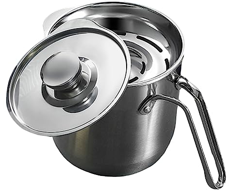 CIYODO Separador Claras y Yemas De Huevos Cubeta Divisora Acero Inoxidable De Limpiar y Duradero
