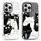 RUMDEY 2 Pack Clear Phone Case for iPhone 16 Pro Max 6.9 inch, Cute Black Cat Aesthetic Pattern Design Protective Soft Slim Shockproof Yellow-Resistant TPU Bumper Cover for Girls Woman-Cat
