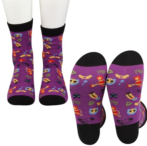 PXTIDY Coraline Socken Horror Cartoon Film Geschenk The Secret Door Thriller Movie Novelty Socks Mysterious Character Gift