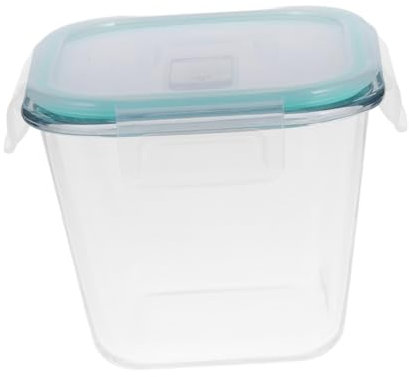 Ciieeo Bol Verre Hermétique Carré Avec Couvercle Pour Repas Résistant Micro-ondes Et Congélateur Récipient Hermétique Pour Soupe Et Restes Contenant Repas Pratique Avec Joint Étanchéité