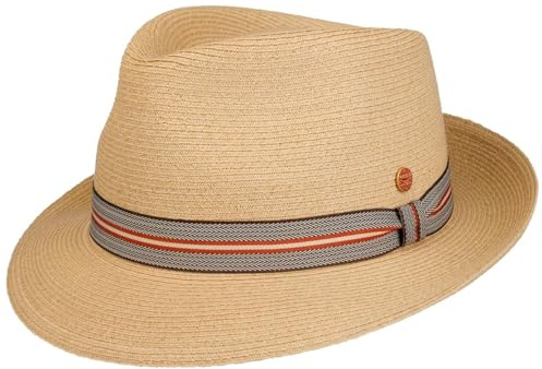 Mayser Maleo Trilby Strohhut UV Schutz 80 knautschbar Handmade Made in EU Damen Herren Frühling Sommer
