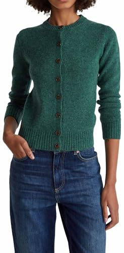 United Colors of Benetton Damen Maglia Coreana M/L 103me500l Strickjacke, grün, M