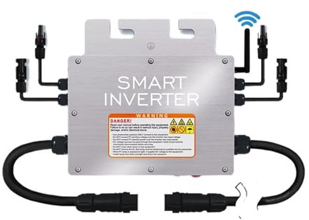 600 W netzkoppelter Mikro-Wechselrichter, mit WIFI-Kommunikation, wasserdichter MPPT, stapelbar, DC20–60 V Solareingang, eignet for 30 V-36 V Photoik-Module