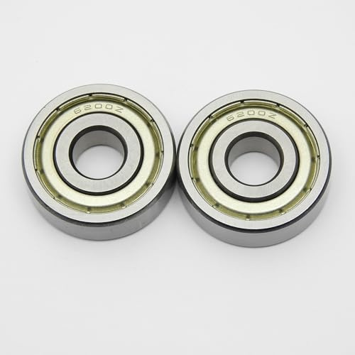Steinfelder Normteile - 2 Stück Kugellager 6200 ZZ / 10x30x9 mm Rillenkugellager 2x