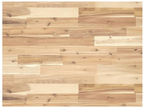 Owoxanthellate Waschtischplatte Massivholz Akazie 80x60x4 cm Rechteck unbehandelt Rustic Massivholzplatte für Badezimmer Küche und Gäste-WC