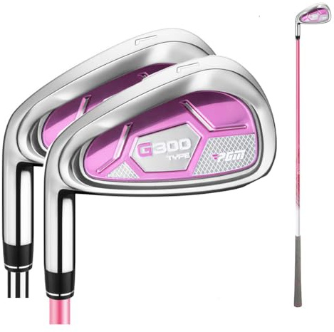 Left Handed #7 Iron Women's Golf Club Iron 30 Degree with Steel/Carbon Shaft Lady Golf Precision for Accurate Shots Single Clubs (Left,#7 (Carbon Shaft))