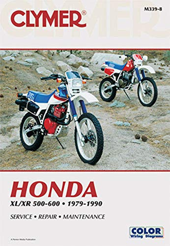 Honda XL/Xr 500-600 1979-1990 (Clymer Motorcycle Repair, Vendor Id M339-8) (Clymer Motorcycle Repair)