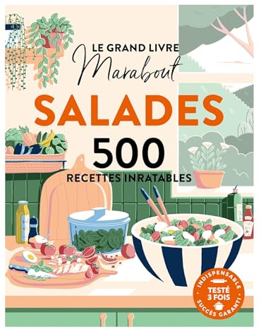 Le grand livre Marabout - Salades: 500 recettes inratables