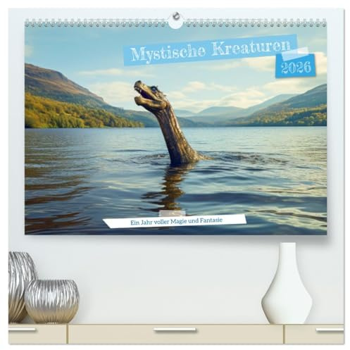 Mystische Kreaturen - Ein Jahr voller Magie und Fantasie (hochwertiger Premium Wandkalender 2026 DIN A2 quer), Kunstdruck in Hochglanz: Entdecke jeden ... und Phantasie verzaubern. (CALVENDO Kunst)