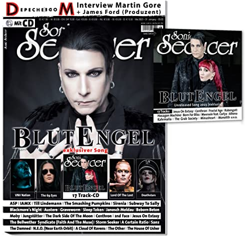 Sonic Seducer 05/2023+CD: Blutengel exkl. Song „The Abyss“+Depeche Mode Memento Mori, im Mag: Martin Gore&James Ford +VNV Nation +Lord Of The Lost ... + IAMX + The Smashing Pumpkins + Moby + ASP