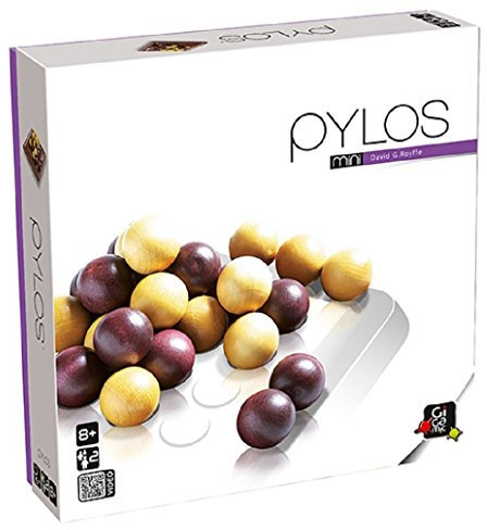 Gigamic, Pylos Mini, Familienspiel, Holzspiel, 2 Spieler, Ab 8+ Jahren, 15 Minuten, Deutsch, Mehrsprachig, Braun
