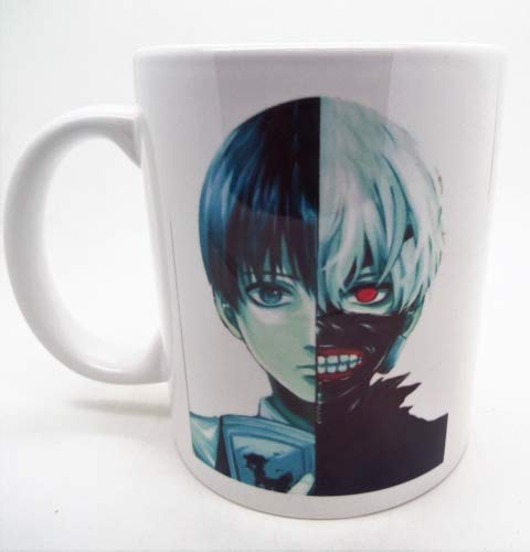 LBS4ALL Ken Kaneki Tokyo Gaul Keramiktasse, 325 ml, Anime-Geschenk, Weihnachten