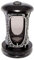 Afterglow Stilvolle Grablaterne Elégant Granit Schwedisch Black Höhe 23 cm/Ø 15 cm Grableuchte Grablicht Grablampe Granitlampe Granitlaterne Bronze mit Sockel Grabschmuck