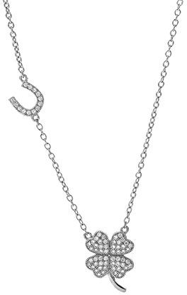 Orphelia Damen-Ketten mit Anhänger 925 Sterling Silber zirkonia ZK-7364