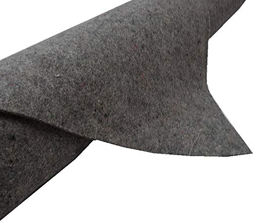 TeichVision – Teichvlies 300g / Vlies für Teich & Pool 4m x 2m / Schutzvlies als Poolunterlage - Bodenvlies Pool in grau