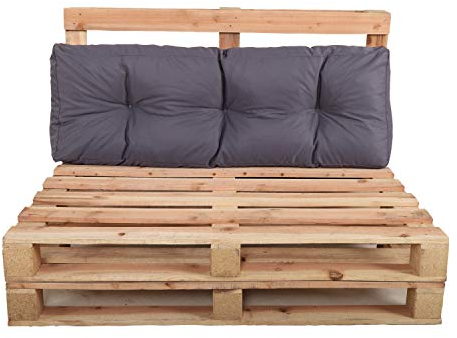 Chicreat Kissenset für Palettenmöbel, 120 x 40 x 10/20 cm