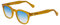 XLAB 8004 Occhiali da sole stile moscot, 48mm, Giallo/Azzurro Sfumato, Unisex