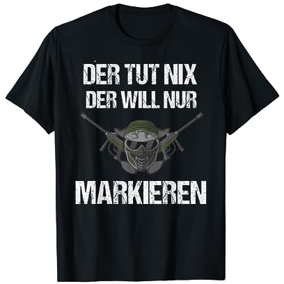 Lustig Paintball Geschenk für Paintballspieler Paintballer T-Shirt