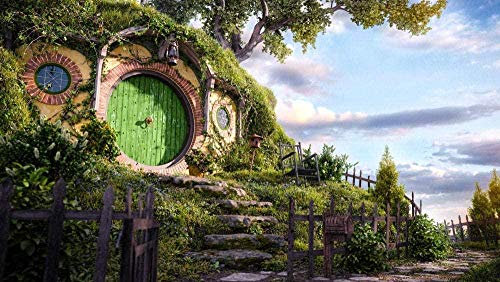 LYBSSG 1000 Pieces Jigsaw Puzzles for Adults Lord of The Rings Classic House Kids Wood Jigsaw Puzzles Educational Game Toys Educational