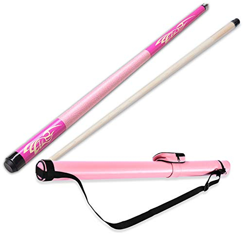 L-DREAM 147cm Queue Billard Pool Cue - Lady Billard, American Pool Queue, Mit Pink Rod Barrel Billard Zubehör Set, Leicht Zu Tragen, Für Spielwettbewerb, Holz Billardqueue-Stab