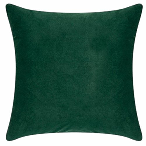 PAD - Elegance - Samt Kissen, Zierkissen, Kissenhülle - 40 x 40 cm - Farbe: Grün - ohne Füllung