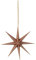 Broste Copenhagen Weihnachtsschmuck Stern aus Papier in der Farbe Indian Tan, 15cm, 70080397