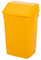 Addis 60 Litre Medical Clinical Recycling Commercial Utility Waste Trash bin with Swing Flip top Lid, All Yellow Colour, 519033AMP