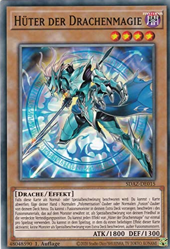 SDAZ-DE015 - Hüter der Drachenmagie - Common - Deutsch - 1. Auflage - im Set mit Ultrapro Toploader - Yugioh