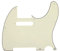 apofly 8 Löcher Guitar Tele Pickguard Front Scratch Platte Für Deluxe Nashville Telecaster E Gitarre, 3 Ply, Cremefarbene Weiße, Musikinstrumentenzubehör