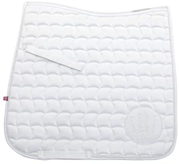 Dressage Pad Crown Sequin (Farbe: white; Größe: dressage)