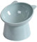 GALER Raised Cat Bowl, Elevated With Stand, Anti-Vomit, Ergonomic, Tilted 15 Degree, Food Water Feeder Dishes for Cats (Grey)