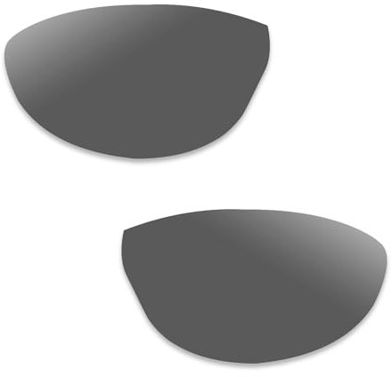 Generisch Ersatzgläser Größe S für adidas Evil Eye a267, Evil Eye pro a127 und Evil Eye explorer a135 (grey + antifog)