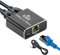 LAN Switch, FNBR LAN Splitter 1 Auf 2 LAN Kabel Splitter Ethernet Splitter LAN Verteiler, Netzwerk Switch 1 auf 2, LAN Switch 2port für,Router, Set-Top Box, Digital TV, Poe Kamera 1000 Mbit/s