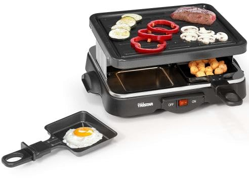 Appareil à raclette - 4 personnes - TRISTAR RA-2949CA - 500W