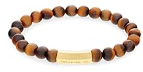 Tommy Hilfiger Jewelry Armband mit Schmuckperlen für Herren Mit Steinen aus Tigerauge - 2790582