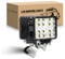 RIGIDON LED Arbeitsscheinwerfer, 2Pcs 4 Zoll 48W Quadrat LED Zusatzscheinwerfer 12V 24V Weißer Bernstein Strahler Offroad Scheinwerfer Rückfahrscheinwerfer für 4x4 Auto traktor LKW Nebelscheinwerfer