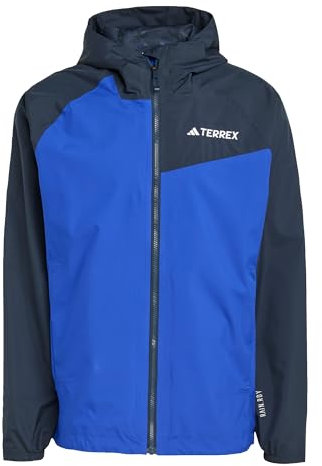 adidas Herren Terrex Multi 2 Layer RAIN.RDY Jacket, Semi Lucid Blue/Aurora Ink, L