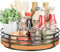 Lazy Susan Drehteller-Organizer aus Holz, rund, Lazy Susan für Schrank, Küche, Arbeitsplatte, Esstisch, Speisekammer, Schrank, Badezimmer, Café, Bar, Gewürzaufbewahrung, Heimdekoration