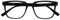OPULIZE LEO Lesebrille - Großes Rechteckiges Gestell - Schwarz - Herren Damen - Federscharniere - R55-1 - +1.50