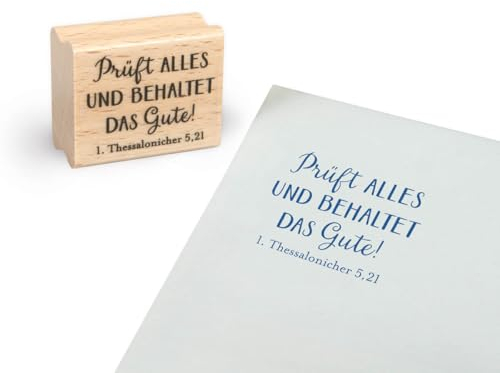 Holzstempel Jahreslosung 2025