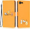 Aisenth Case for iPhone 7/8/SE 2nd/3rd Gen, Cute Bear, Cat, Panda, Duck, Koala Animal Cartoon Pattern PU Leather Wallet Flip Case Shockproof Magnetic Cover with Kickstand, Card Holder, Orange