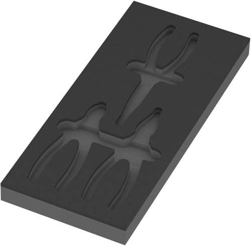 9884 Foam Tank for KNIPEX Pliers Set VDE 1, Tool-Free, 172 x 30 x 392 mm