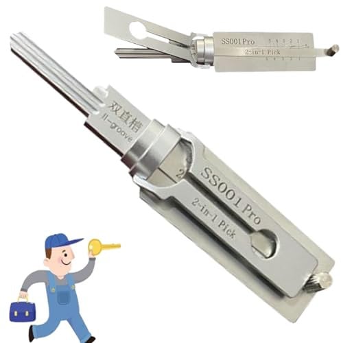 master key decoder,stainless steel master key decoder,fast key,door lock opener pick,lock pick decoder,decodificador de llaves 2 en 1,decoder tool,lecteur décodeur de crochetage de serrure pour auto