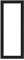 Home Decoration - Bilderrahmen 20x60 cm - Schwarz Matt - Bilderrhamen aus MDF mit Antireflex Kunstglas - Fotorahmen 20x60 cm - Colonia