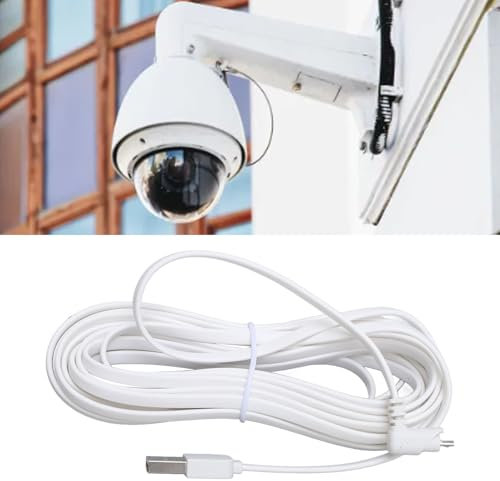Stromkabel Kompatibel mit Arlo Pro/Pro 2, GO Light-Überwachungskamera, USB-Stromverlängerungskabel, Flaches Ladekabel, Kontinuierliches Laden Ihrer Kamera, Verwendung Im Innen-
