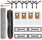 YSKMLOLP S1/S1 Pro Accessories,For Eufy Omni S1/S1 Pro Robot Vacuum Cleaner Including Roller Brush, Roller Cloth, Four Filters, Four Pairs of Edge Brushes, Six Dust Bags, Brush, and Screwdrive