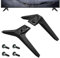 Juego De 2 Patas para LG TV Mueble, Patas De Muebles De TV Base De Soporte para LG Tvs 49 59 55 Y 60 Pulgadas Soporte De Reemplazo para Televisores con Tornillos Negros (49 59 55 Pulgadas)