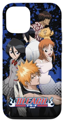 Bleach Character Collage with Show Logo Anime Case for iPhone 12/12 Pro